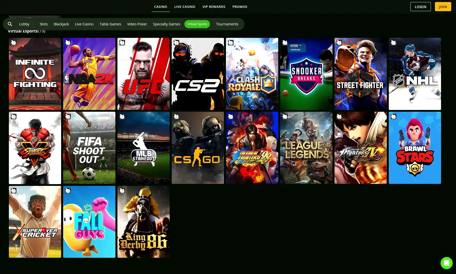 Canplay mobile app interface showing casino games on smartphone